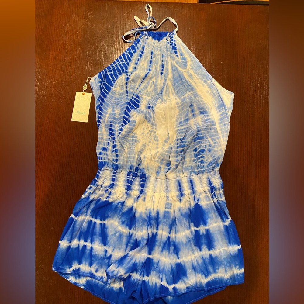 NWT Tie-dye Romper, size medium